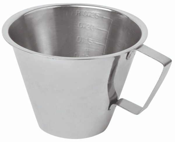 ΣΥΛΛΕΚΤΗΣ ΚΑΦΕ ΙΝΟΧ - ΜΕΖΟΥΡΑ 250ML Φ10 CM Y7,5CM