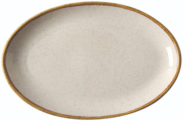 ΠΙΑΤΕΛΑ ΟΒΑΛ IVORY 26Χ16 CM