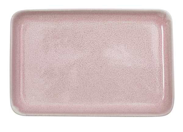 ΠΙΑΤΕΛΑ PINK REACTIVE GLAZE 20,5x13,5CM